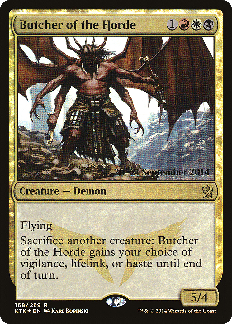 Butcher of the Horde (PRE-168S) (Foil)