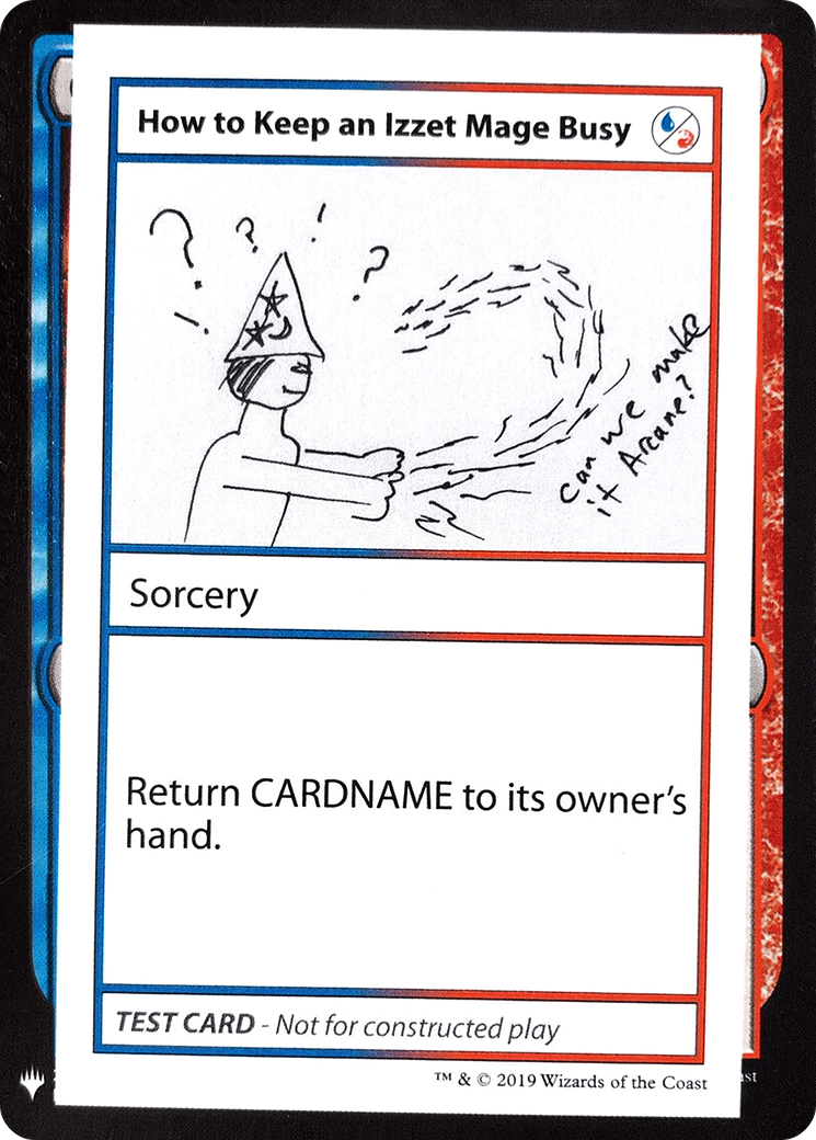 How to Keep an Izzet Mage Busy (CMB1-093)
