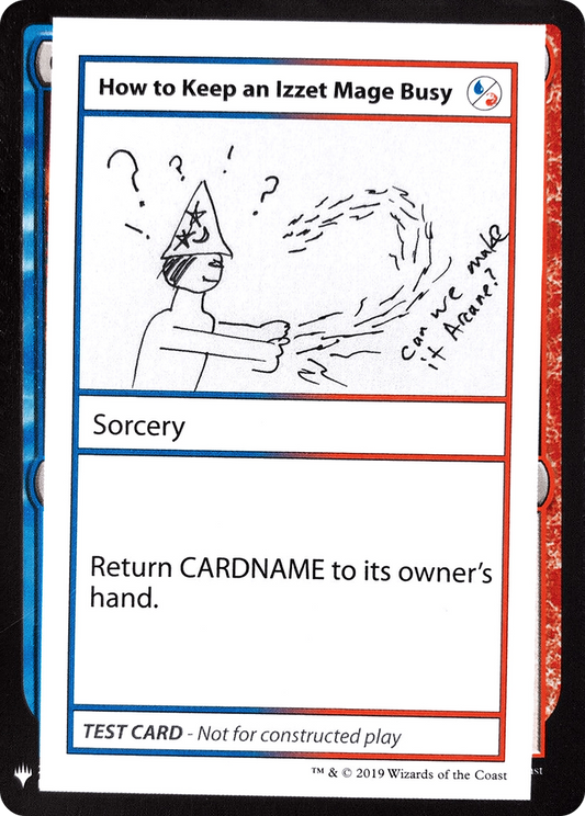 How to Keep an Izzet Mage Busy (CMB1-093)