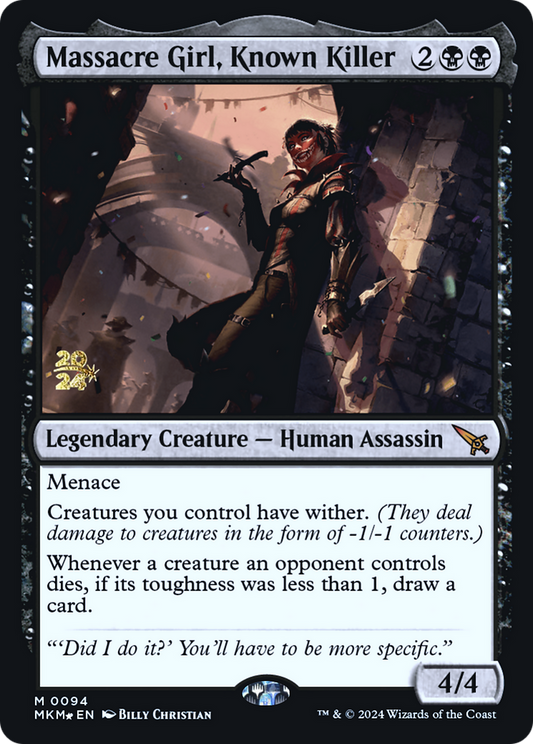 Massacre Girl, Known Killer (PRE-94S) (Foil)
