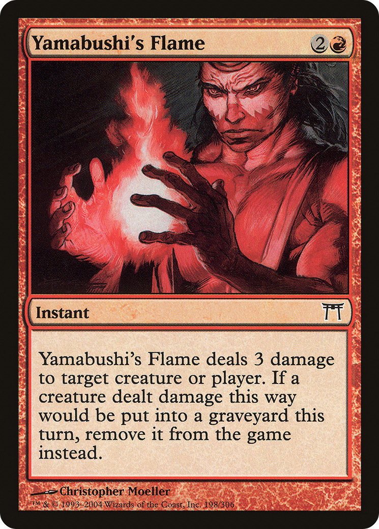 Yamabushi's Flame (CHK-198) (Foil)
