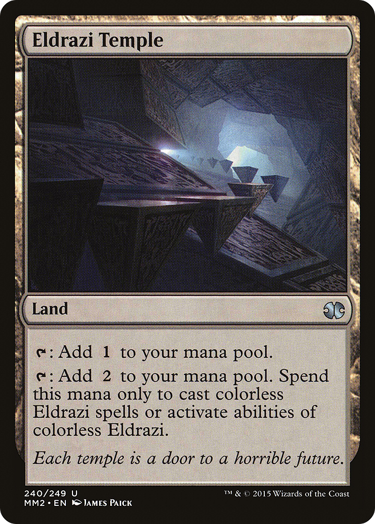 Eldrazi Temple (MM2-240) (Foil)