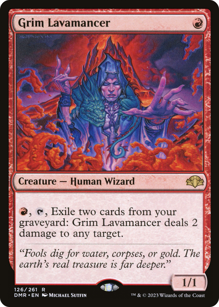 Grim Lavamancer (DMR-126) (Foil)