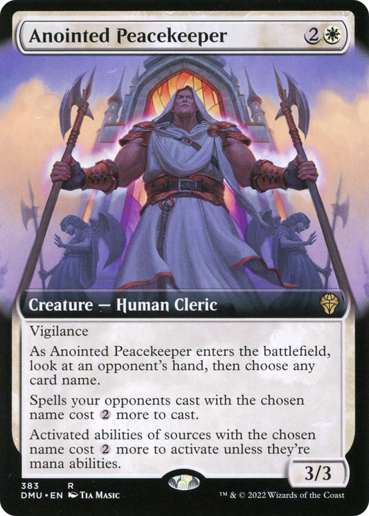 Anointed Peacekeeper (DMU-383) (Extended Art) (Foil)