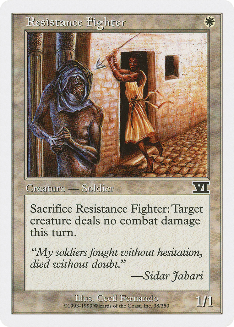Resistance Fighter (6ED-038)
