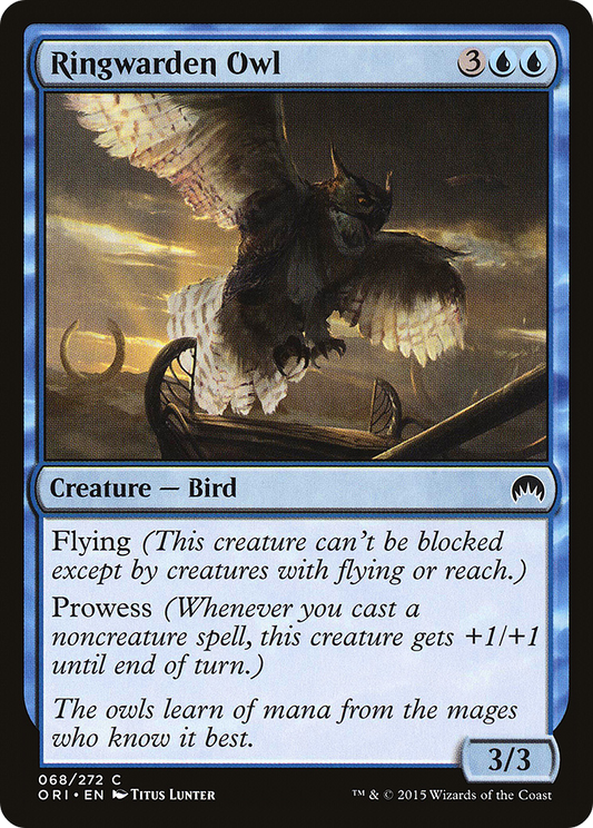 Ringwarden Owl (ORI-068) (Foil)