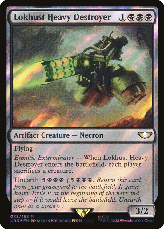 Lokhust Heavy Destroyer (40K-38★) (Surge Foil)