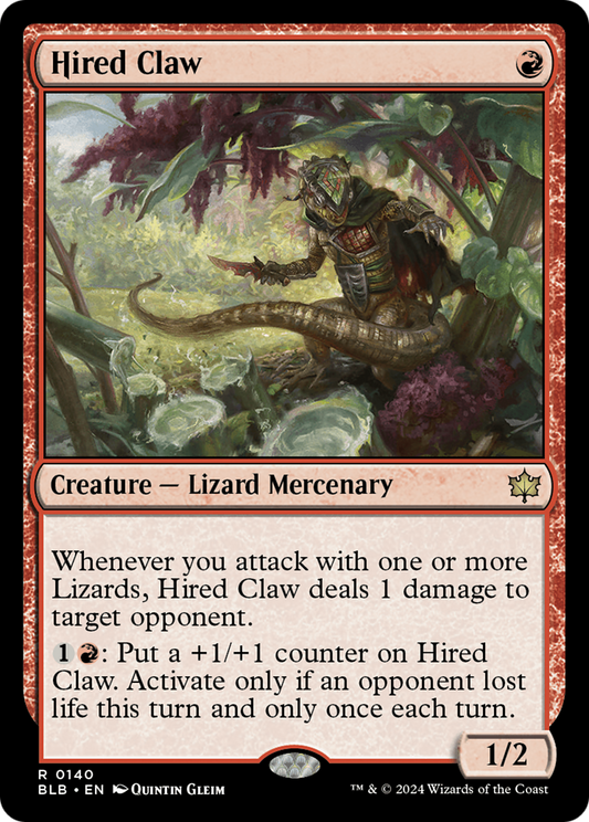 Hired Claw (BLB-140) (Foil)