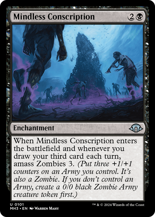 Mindless Conscription (MH3-101) (Foil)