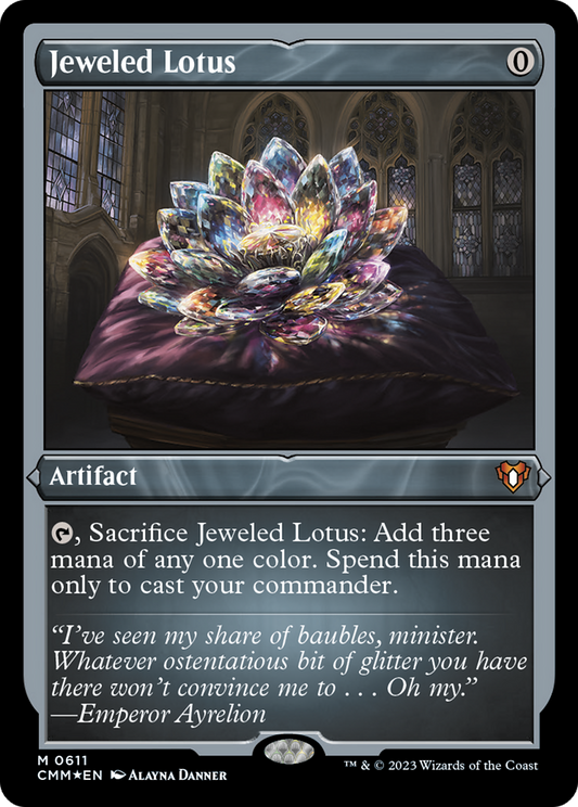 Jeweled Lotus (CMM-611) (Etched Foil)