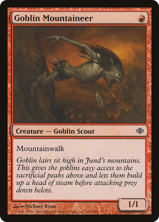 Goblin Mountaineer (ALA-102) (Foil)