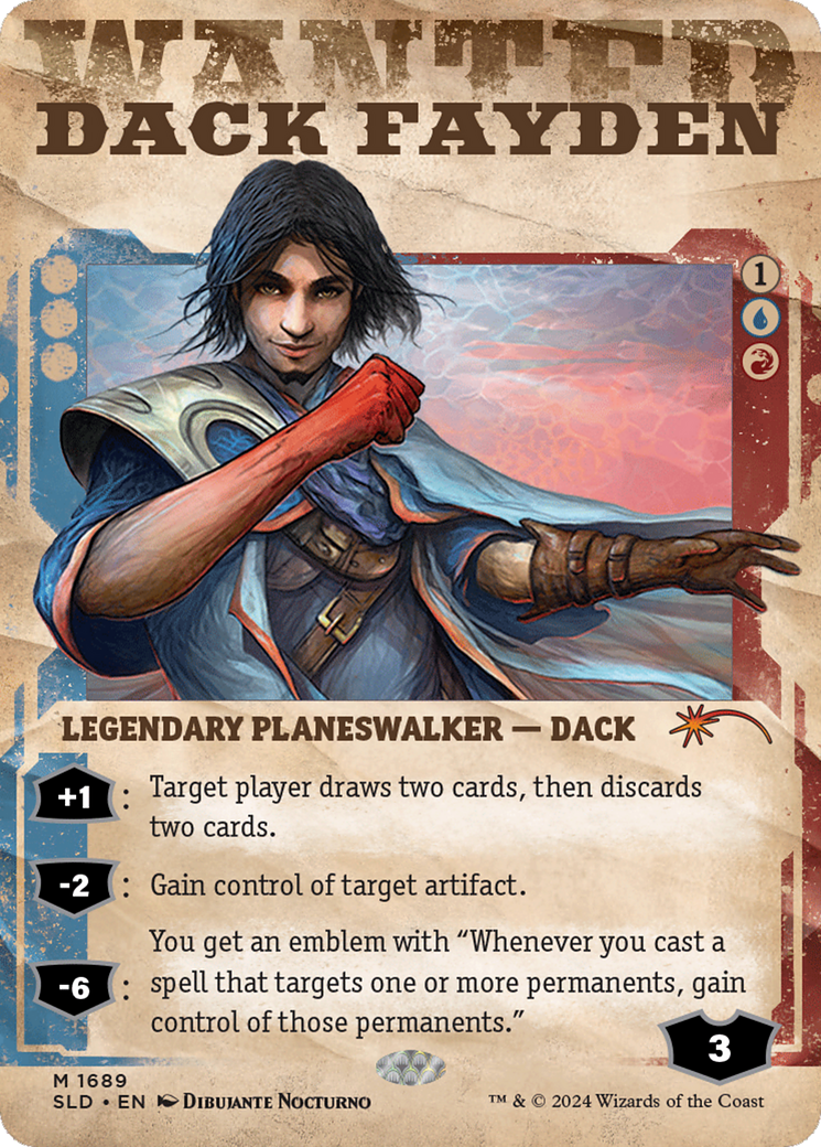 Dack Fayden (SLD-1689) (Showcase) (Borderless)
