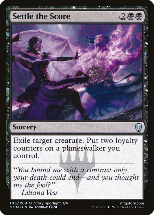 Settle the Score (DOM-103) (Foil)