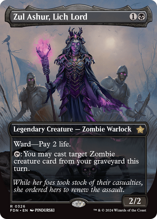Zul Ashur, Lich Lord (FDN-326) (Borderless)