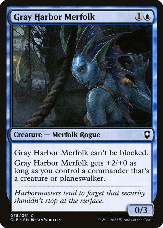 Gray Harbor Merfolk (CLB-075) (Foil)