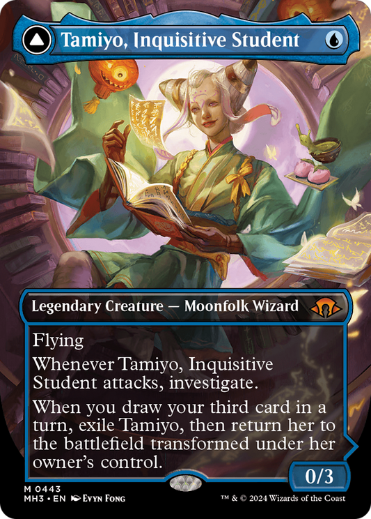 Tamiyo, Inquisitive Student // Tamiyo, Seasoned Scholar (MH3-443) (Borderless)