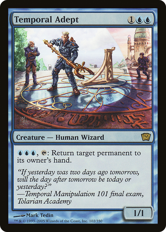 Temporal Adept (9ED-102★) (Foil)