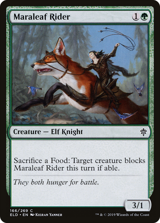 Maraleaf Rider (ELD-166) (Foil)