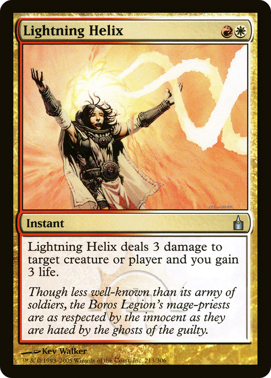 Lightning Helix (RAV-213) (Foil)