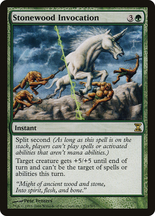 Stonewood Invocation (TSP-223) (Foil)