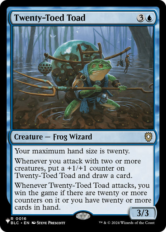 Twenty-Toed Toad (LIST-BLC-16)