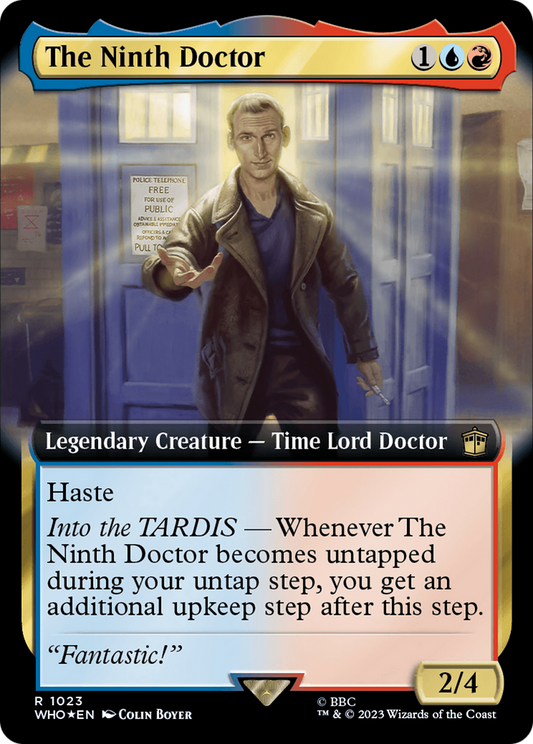 The Ninth Doctor (WHO-1023) (Extended Art) (Surge Foil)
