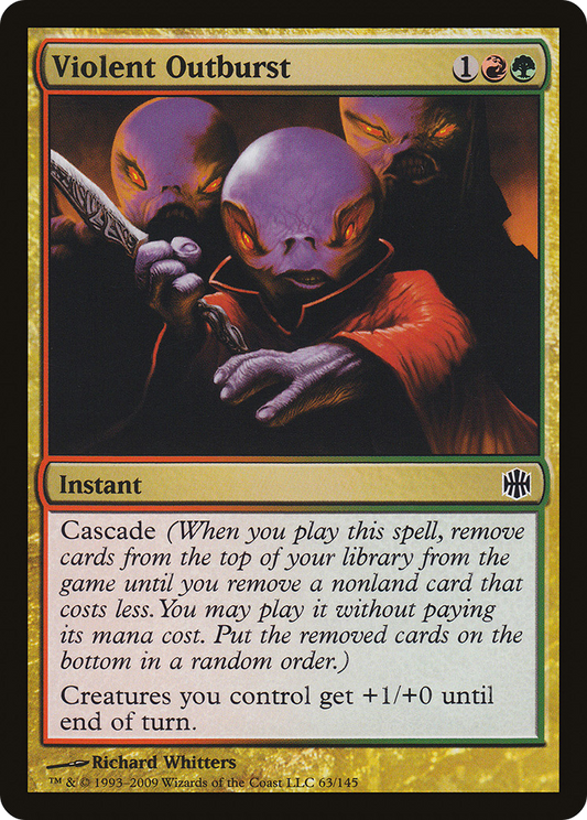 Violent Outburst (ARB-063) (Foil)