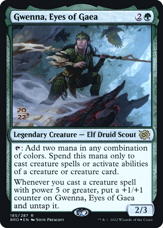 Gwenna, Eyes of Gaea (PRE-185S) (Foil)