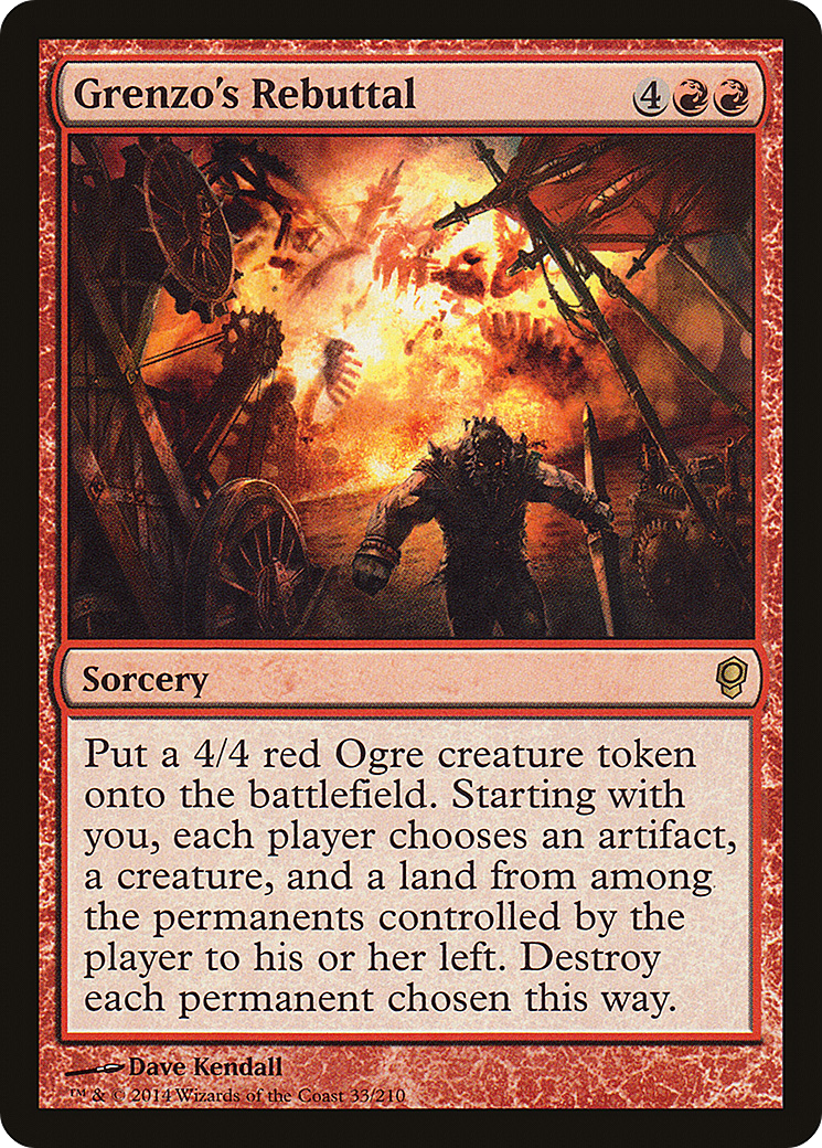 Grenzo's Rebuttal (CNS-033) (Foil)