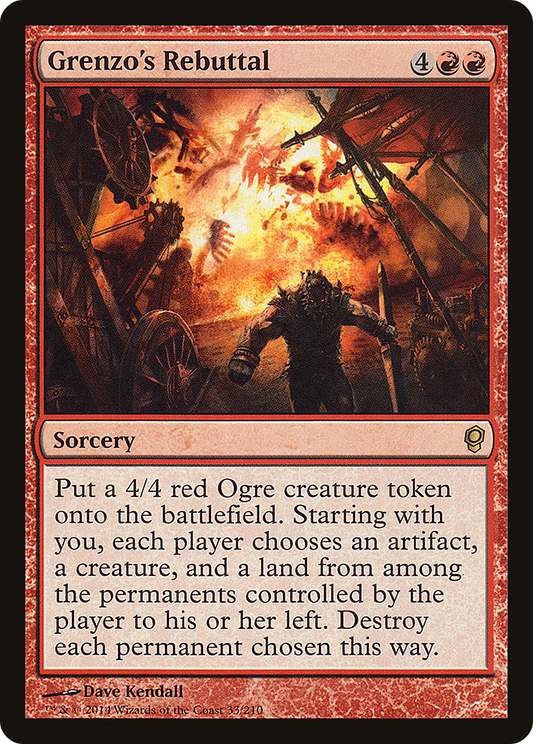 Grenzo's Rebuttal (CNS-033) (Foil)