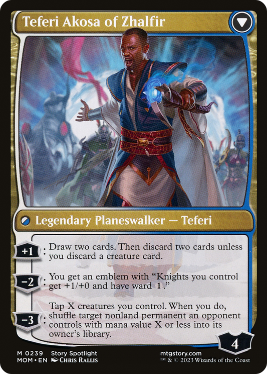 Invasion of New Phyrexia // Teferi Akosa of Zhalfir (MOM-239)