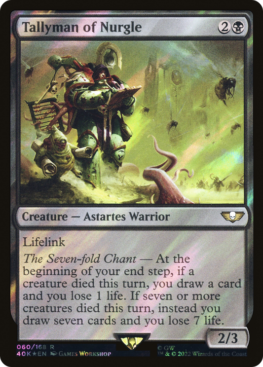 Tallyman of Nurgle (40K-60★) (Surge Foil)
