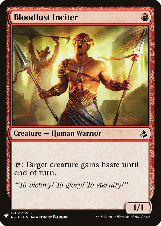Bloodlust Inciter (LIST-AKH-120)