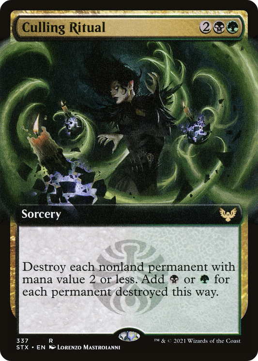 Culling Ritual (STX-337) (Extended Art) (Foil)