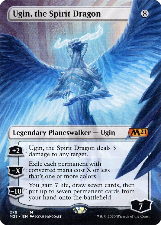 Ugin, the Spirit Dragon (M21-279) (Borderless) (Foil)