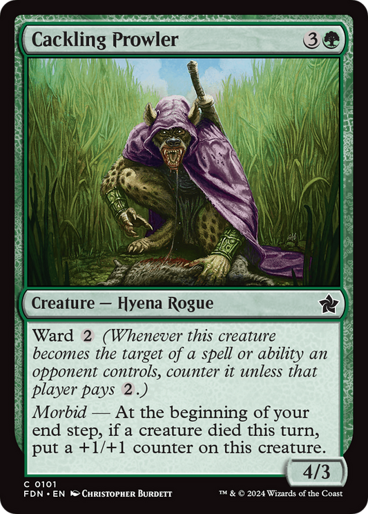 Cackling Prowler (FDN-101) (Foil)
