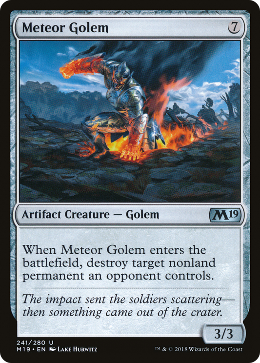 Meteor Golem (M19-241) (Foil)