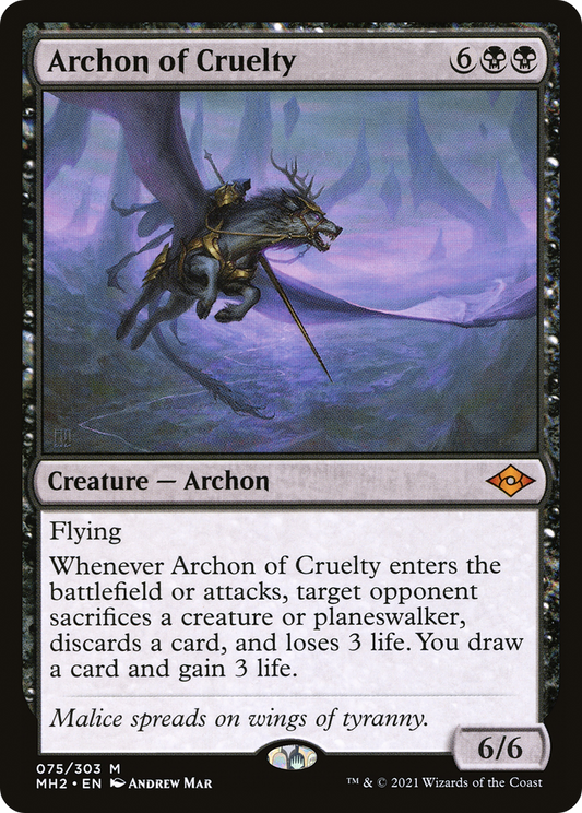 Archon of Cruelty (MH2-075) (Foil)
