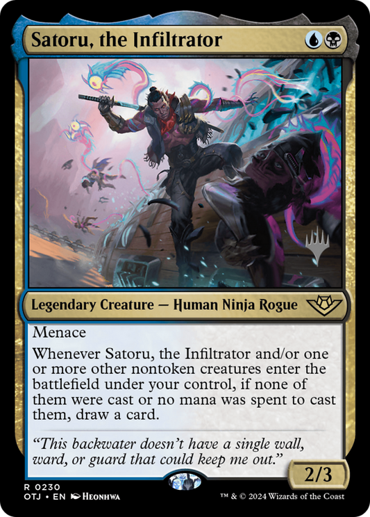 Satoru, the Infiltrator (PPOTJ-230P) (Foil)
