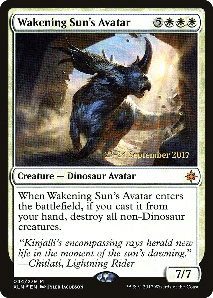 Wakening Sun's Avatar (PRE-44S) (Foil)