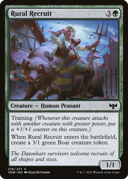 Rural Recruit (VOW-216) (Foil)