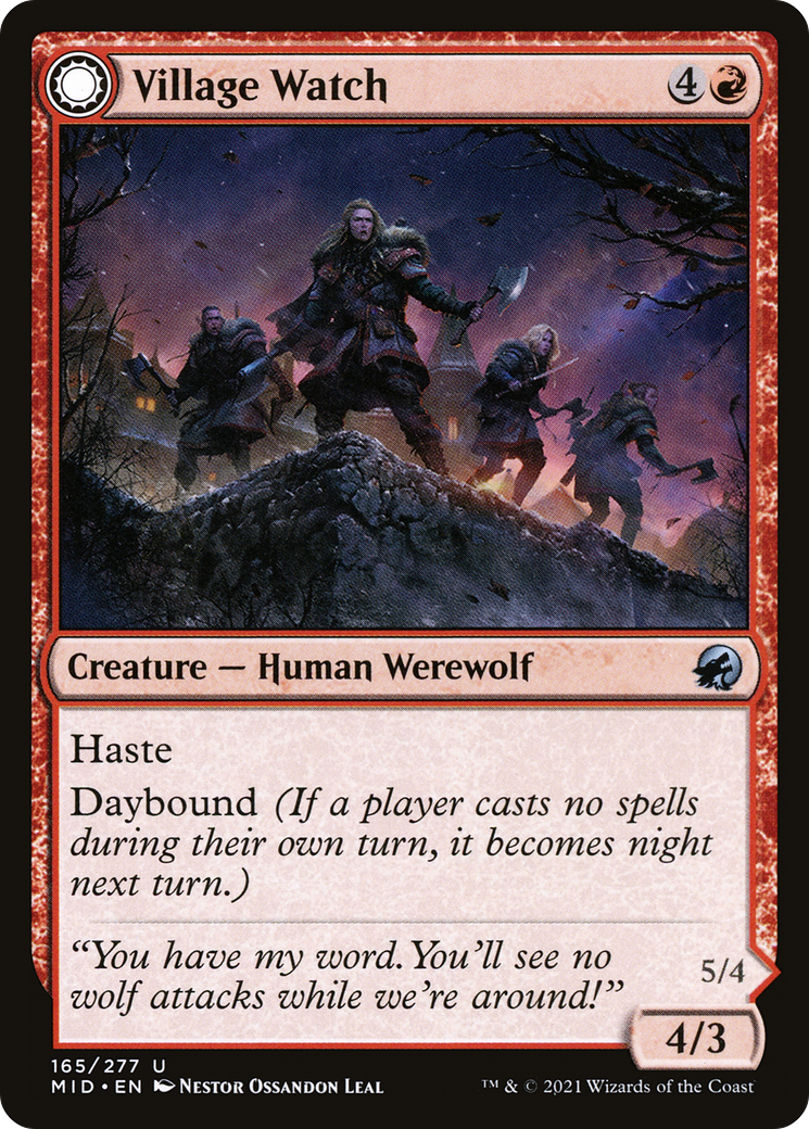Village Watch // Village Reavers (MID-165) (Foil)