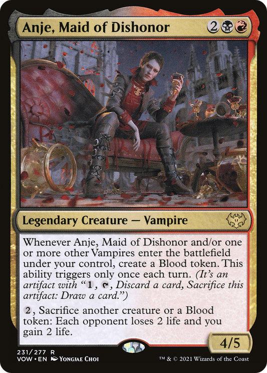 Anje, Maid of Dishonor (VOW-231) (Foil)