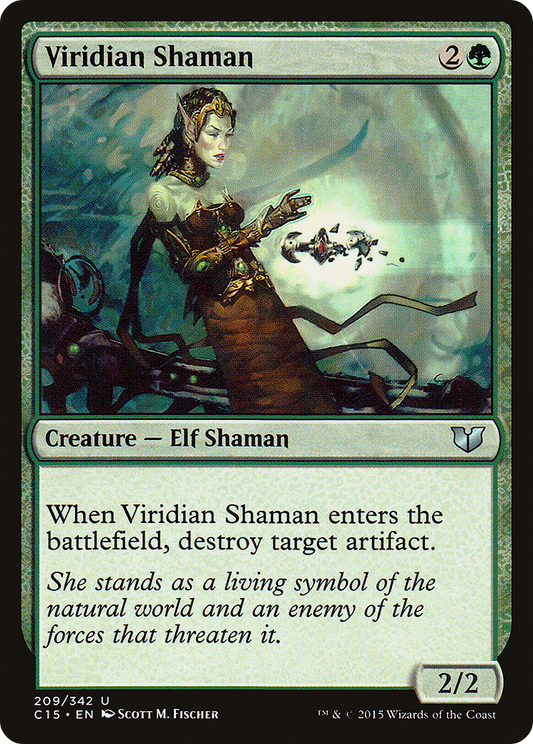 Viridian Shaman (C15-209)