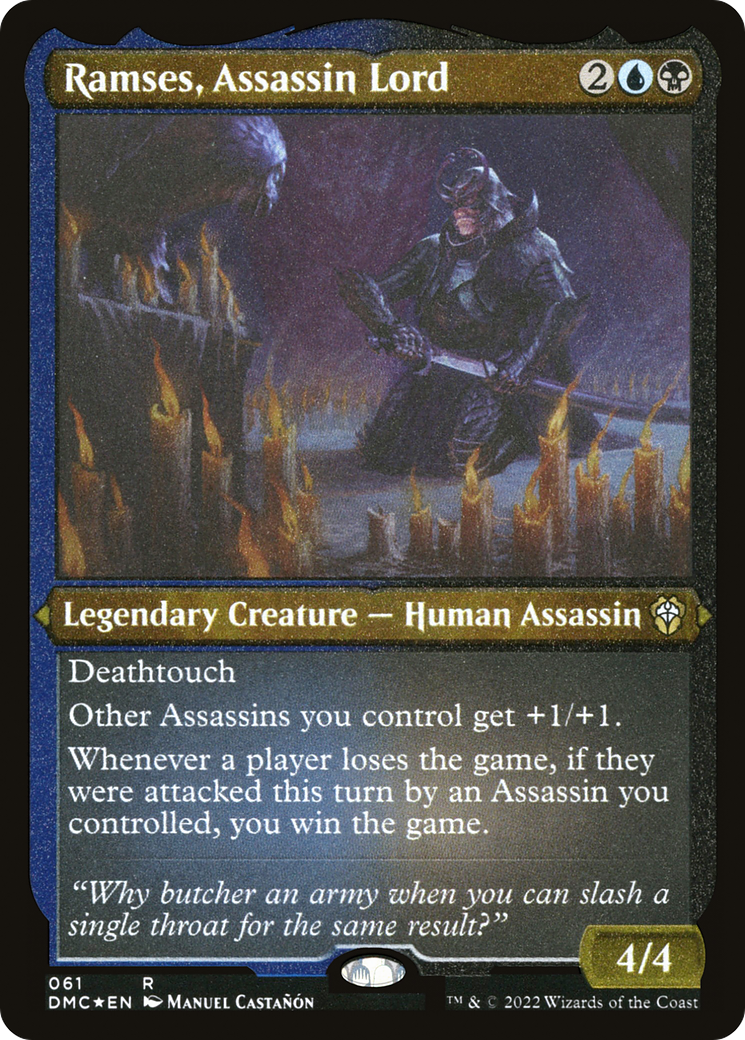 Ramses, Assassin Lord (DMC-061) (Etched Foil)