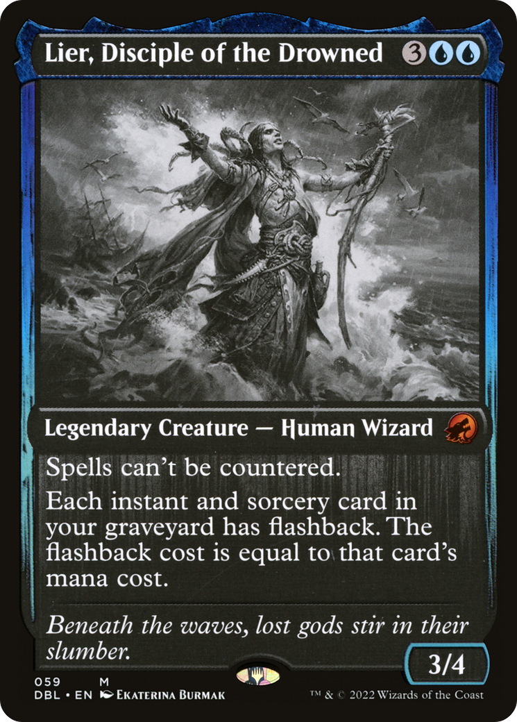 Lier, Disciple of the Drowned (DBL-059) (Foil)