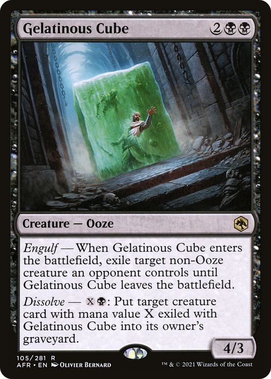 Gelatinous Cube (AFR-105) (Foil)