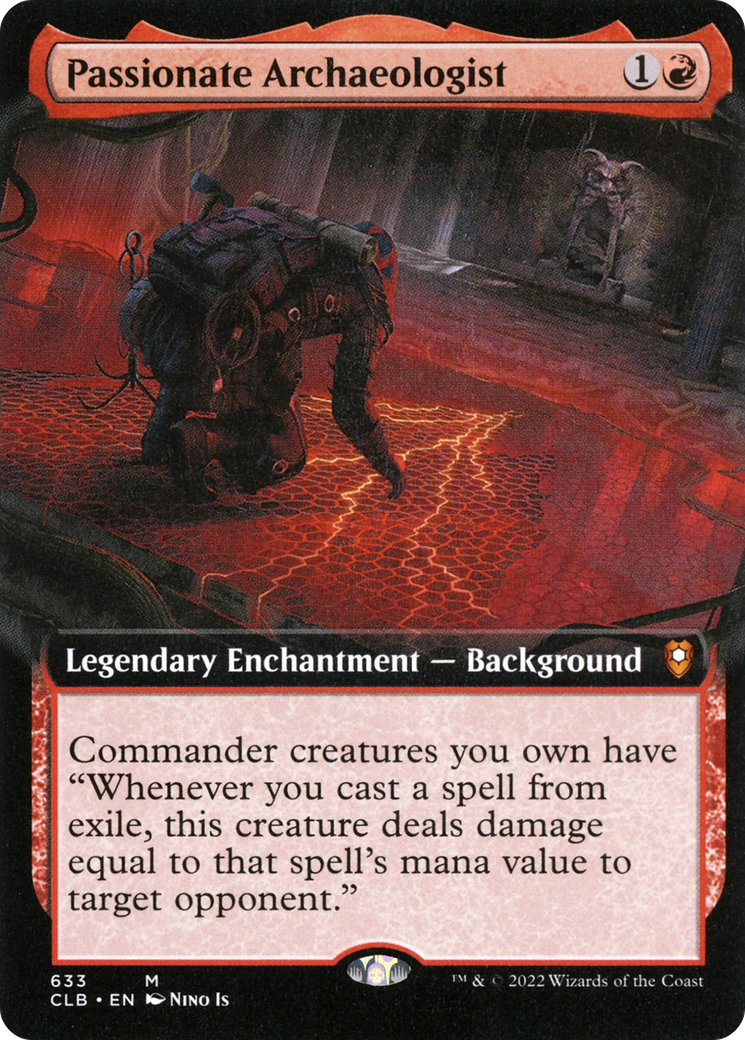 Passionate Archaeologist (CLB-633) (Extended Art) (Foil)