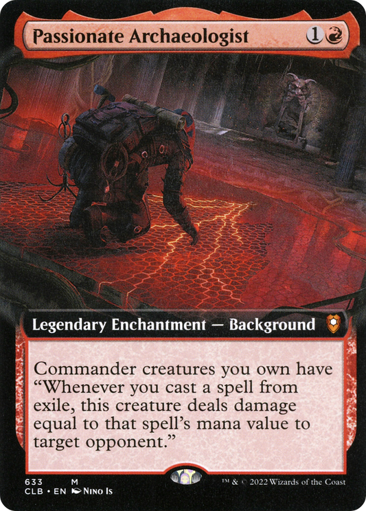 Passionate Archaeologist (CLB-633) (Extended Art) (Foil)