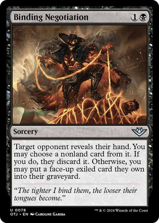 Binding Negotiation (OTJ-078) (Foil)